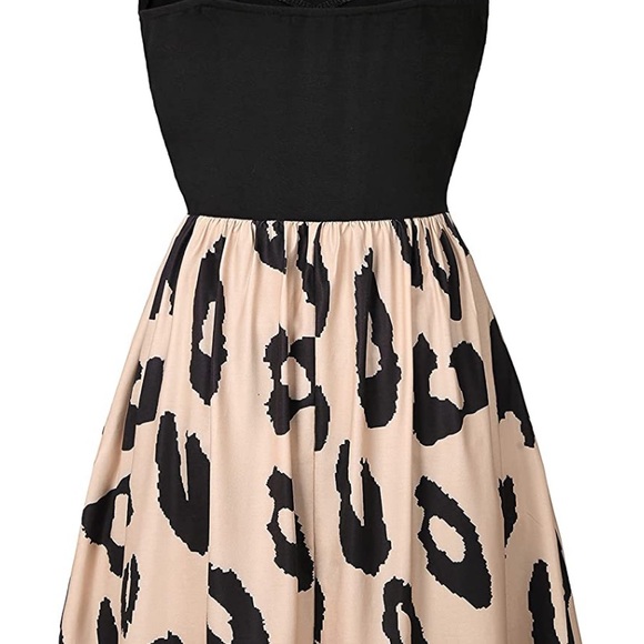 *NWT* IHOT Black Leopard Sundress with Pockets - Picture 9 of 10